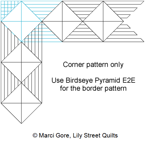 Birdseye Pyramid Corner