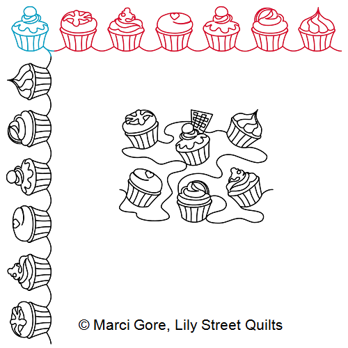 Cupcakes Border Corner and E2E