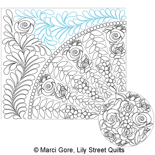 Feathers and Flowers Feather Narrow