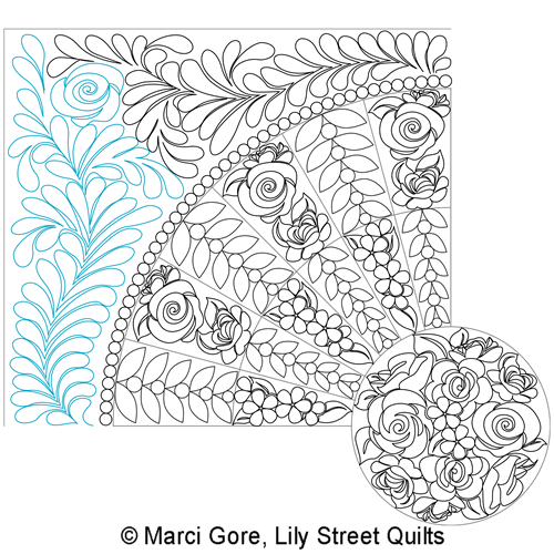 Feathers and Flowers Feather Wide