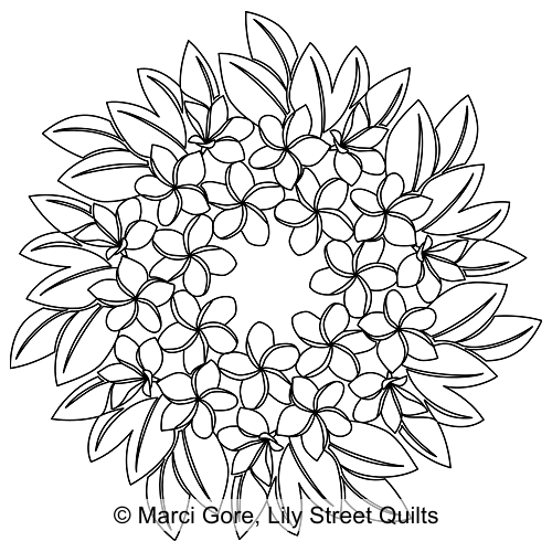 Plumeria Wreath