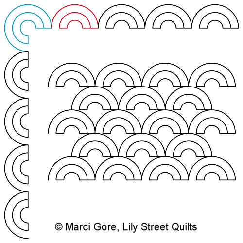 Rainbow Border and Corner