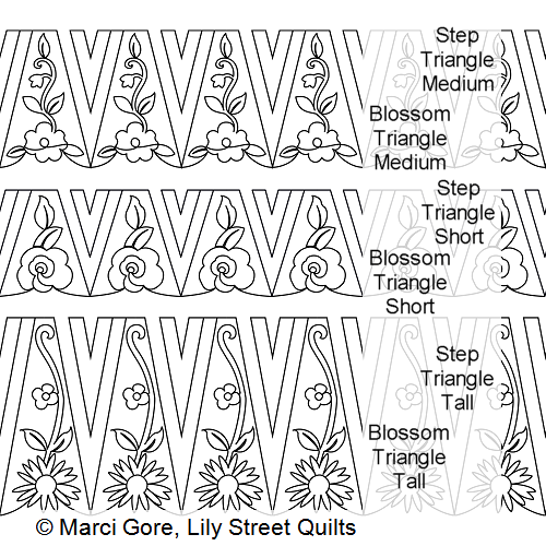 Blossom Triangle Set