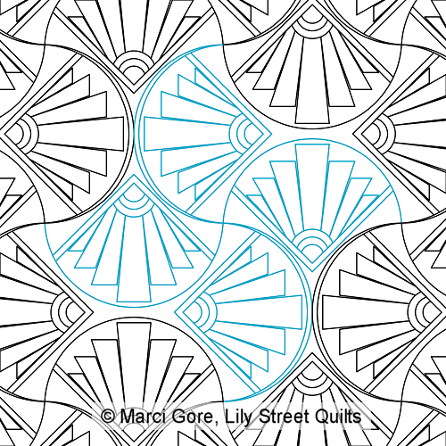 Twisted Art Deco Clamshell E2E