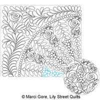 Feathers and Flowers Flower Wedge Small