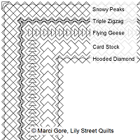 Modern Geometric Border Corner Set