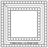 Pearl Frame Square Block