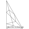 Faceted Half 60 Degree Triangle