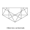 Faceted Half Hexagon Horizontal