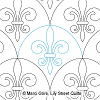 Fleur de Lis Clamshell